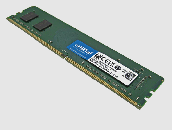 MEMORIA RAM DDR4 PC4 25600 8GB 3200MHZ CL22 1.2V DESKTOP CRUCIAL