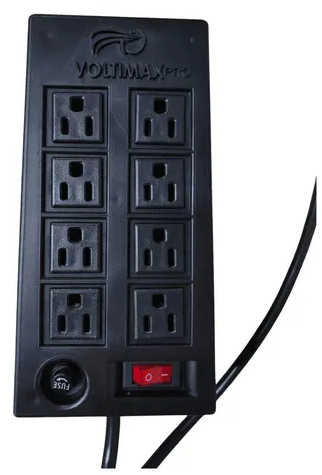 REGULADOR/ CORTA PICOS VOLTIMAX PRO 8 TOMAS / MTC-330-2M 120VAC-15A CAL 14/ CAP. 15A-1800W